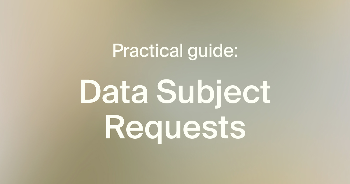 Data subject requests: Symbolic image by caralegal