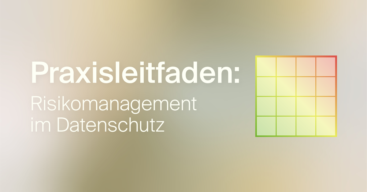 Symbolgrafik f&uuml;r Datenschutz- und Risikomanagement