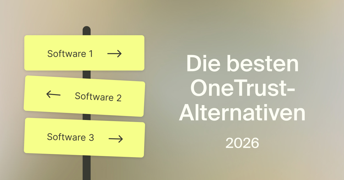 Titelbild zum Artikel die besten OneTrust-Alternativen im Jahr 2026